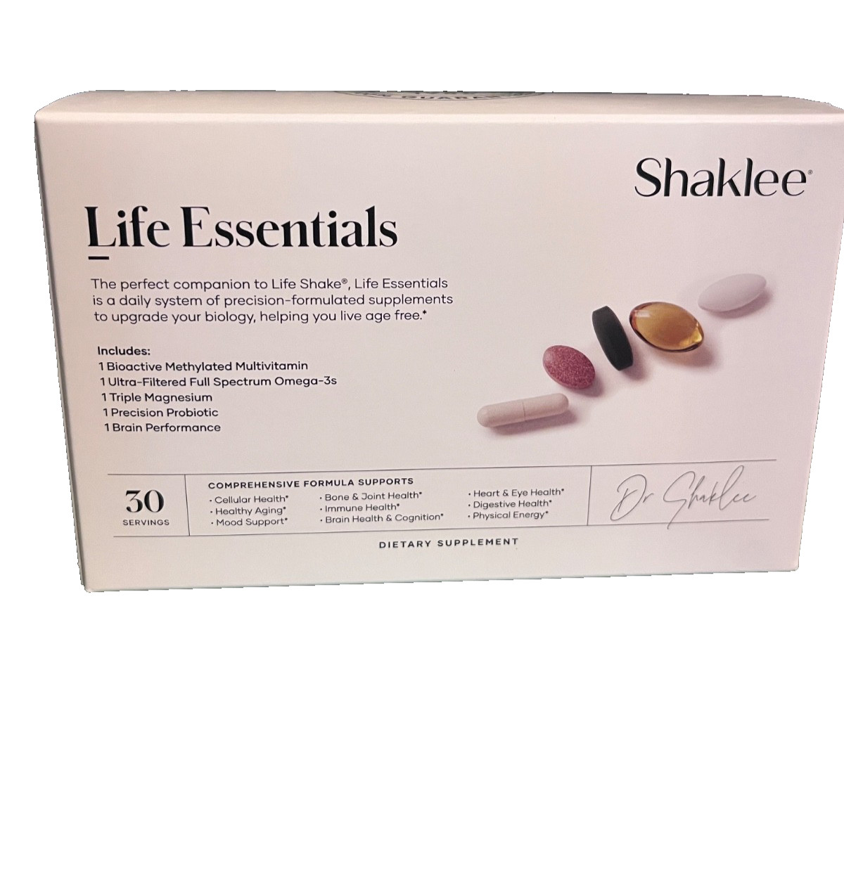 SHAKLEE Life Essentials Box of 30 Daily Vitamin Packs NEW