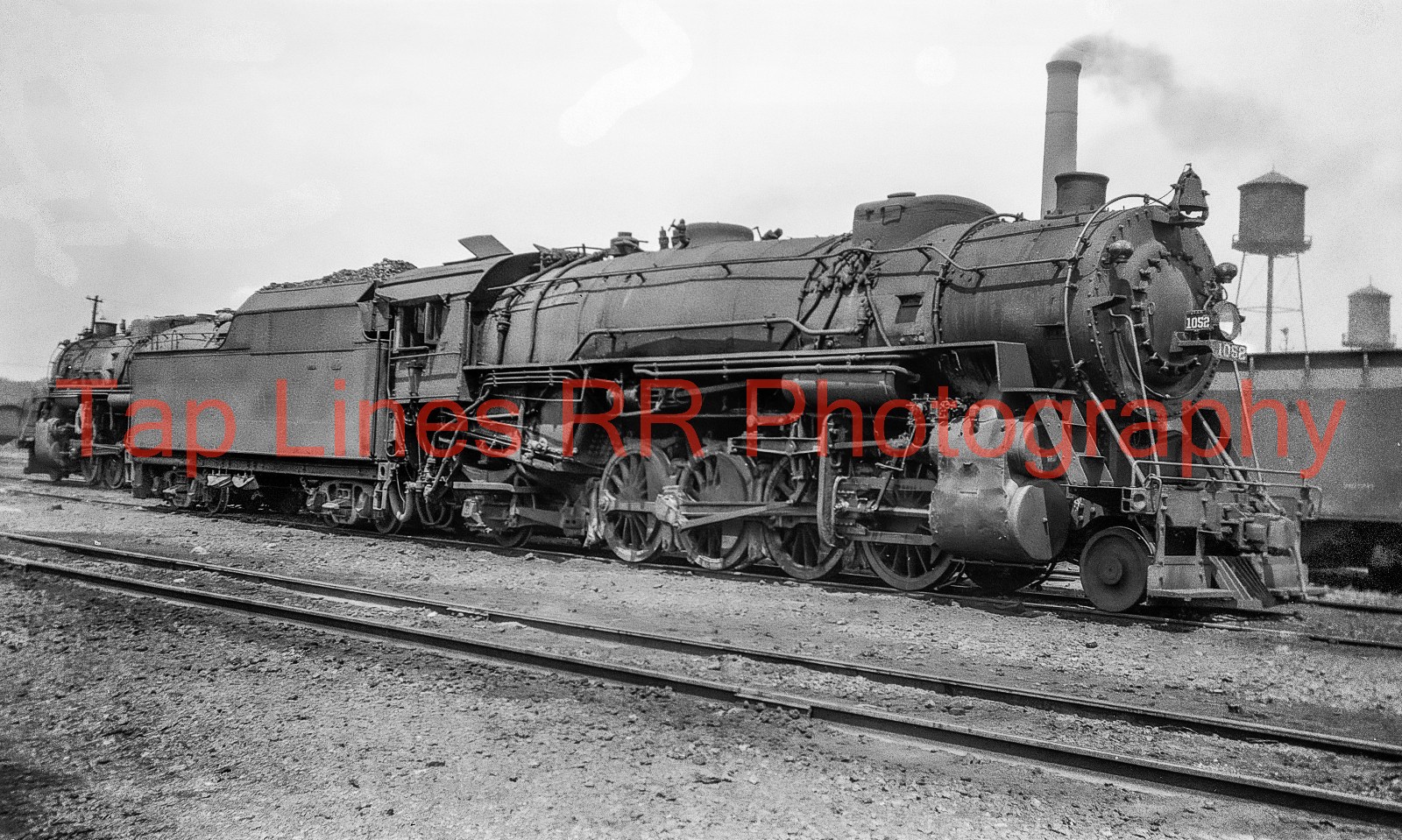 Pittsburgh & West Virginia #1052 H-7 2-8-2  Brewster OH circa 1950 New 5x8 Photo