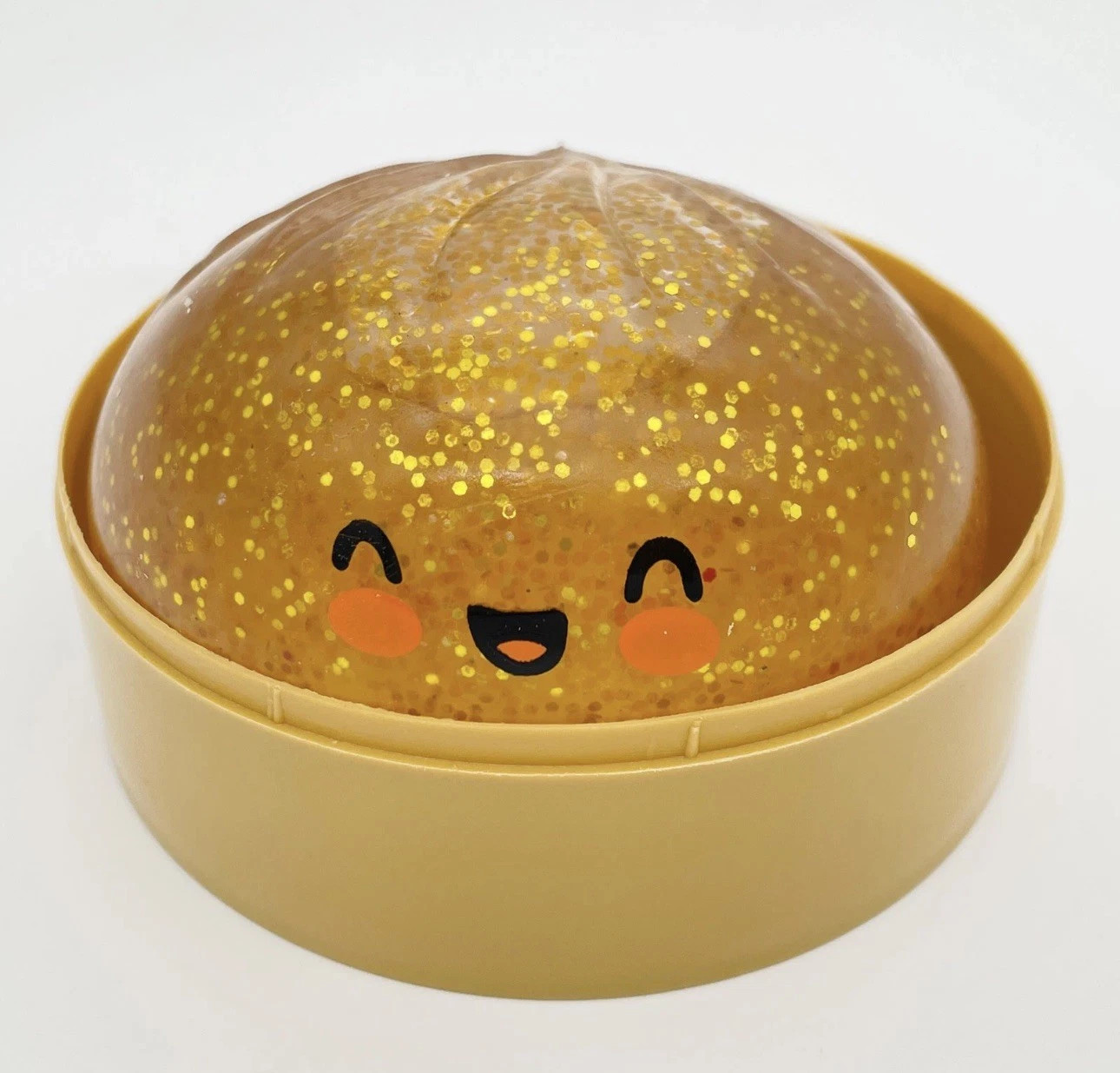 Below Mystery Squishy Bun Dumpling RARE GLITTER Limited Edition