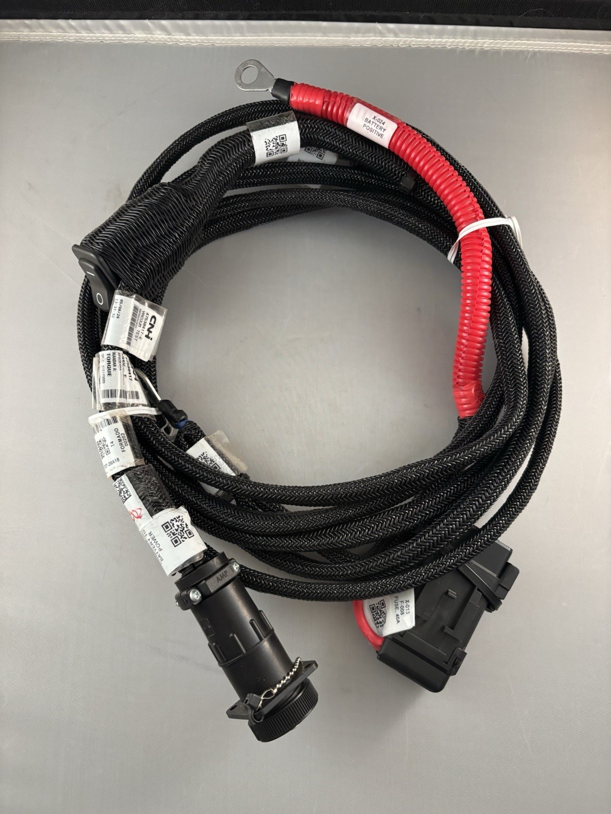 New Holland #47538417 Harness Wire Cable CNH Round Baler Connector