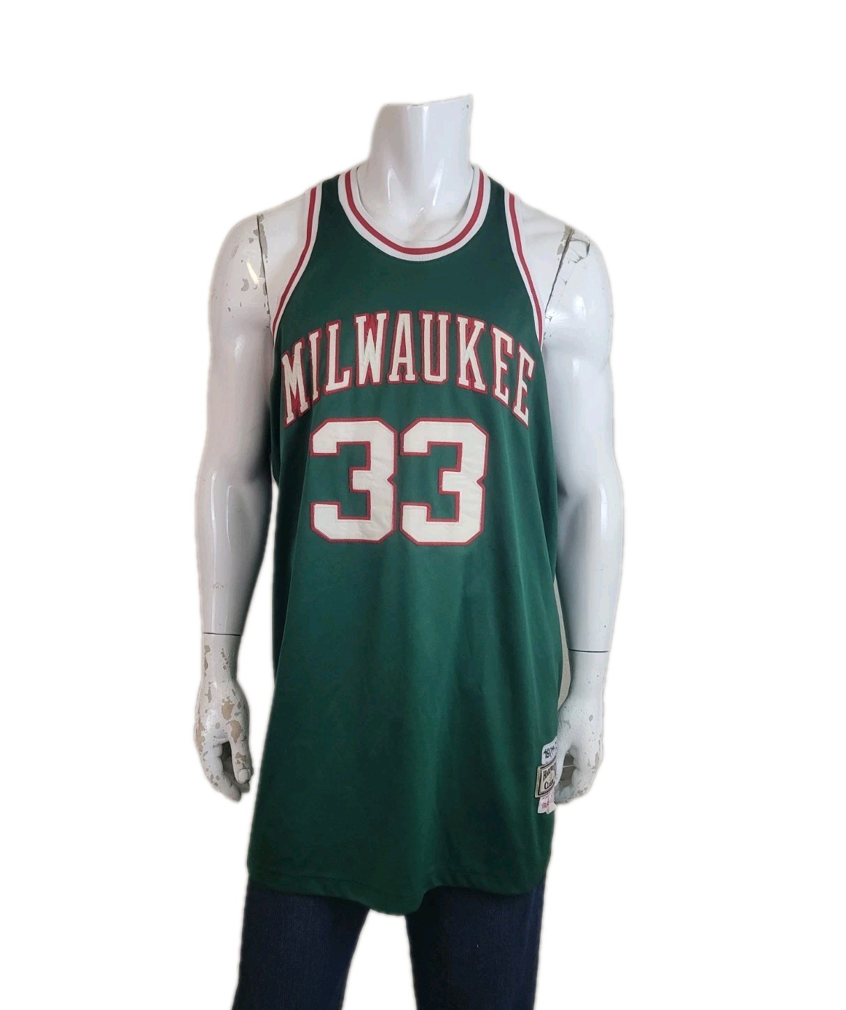 100% Authentic 1971-72 Bucks Kareem Abdul-Jabbar Mitchell Ness Jersey Size XXL 100% Authentic 1971-72 Bucks Kareem Abdul-Jabbar Mitchell Ness Jersey Size XXL