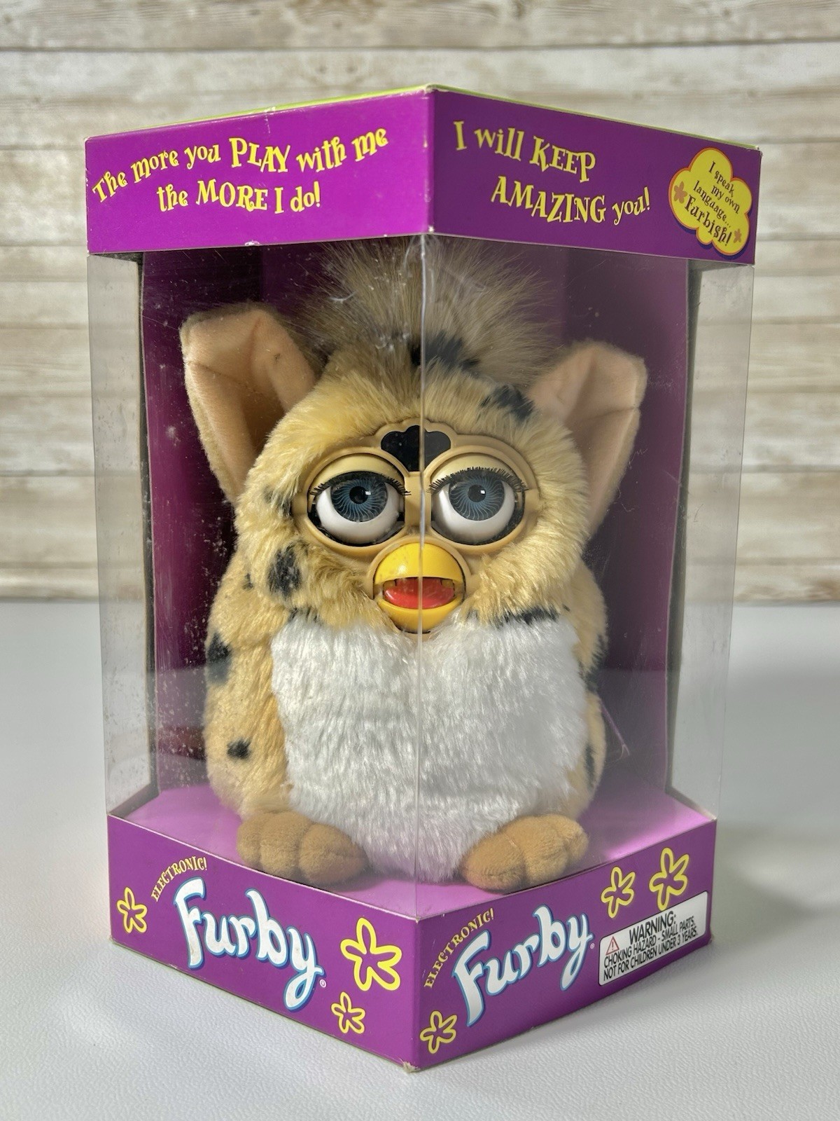Furby Model 70-800 Cheetah Vintage Tiger Electronics 1999 Untested
