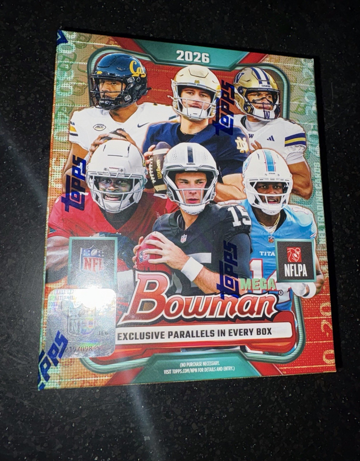 🔥 2026 Topps Bowman Football Mega Box 🏈 Sealed & Shipped Immediately 🔥 🔥 2026 Topps Bowman Football Mega Box 🏈 Sealed & Shipped Immediately 🔥