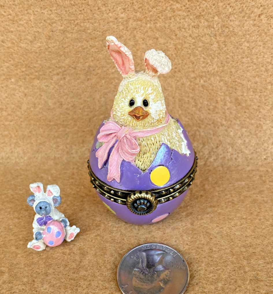 Boyds Bears 2011 Chirp’s Easter Egg with Hoppy McNibble NIB NEW 1E/755