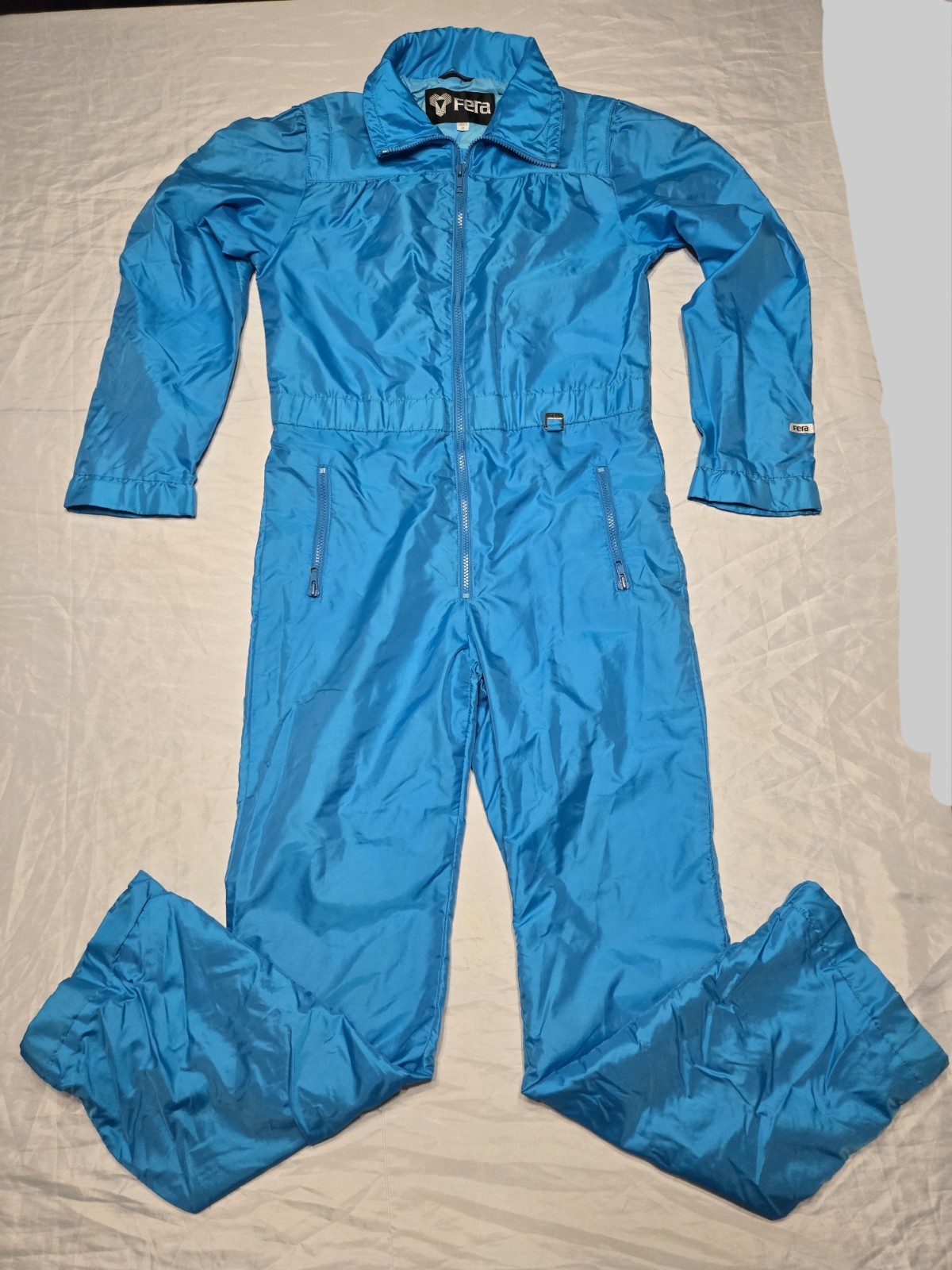 Womens Fera Ski Suit One Piece Snowsuit Snow Bib Jumpsuit Retro Onsie vintage 10