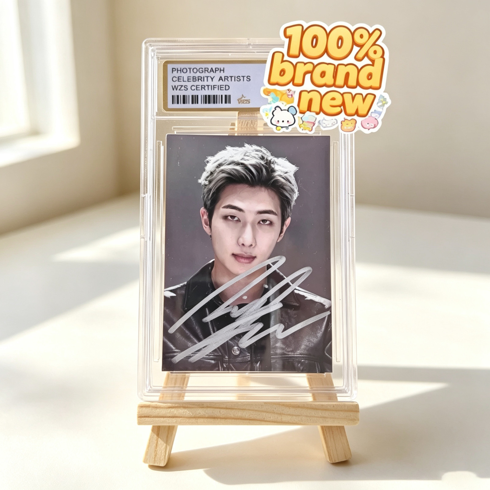 BTS RM Nam-joon Kim 3 inch Autographed Official photocard Gift Collectible Merch BTS RM Nam-joon Kim 3 inch Autographed Official photocard Gift Collectible Merch