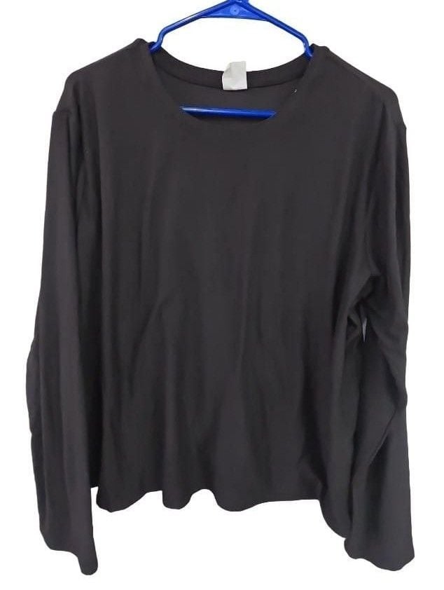 Athletic Works Long Sleeve T-Shirt Size L (12-14) Black Athletic Works Long Sleeve T-Shirt Size L (12-14) Black