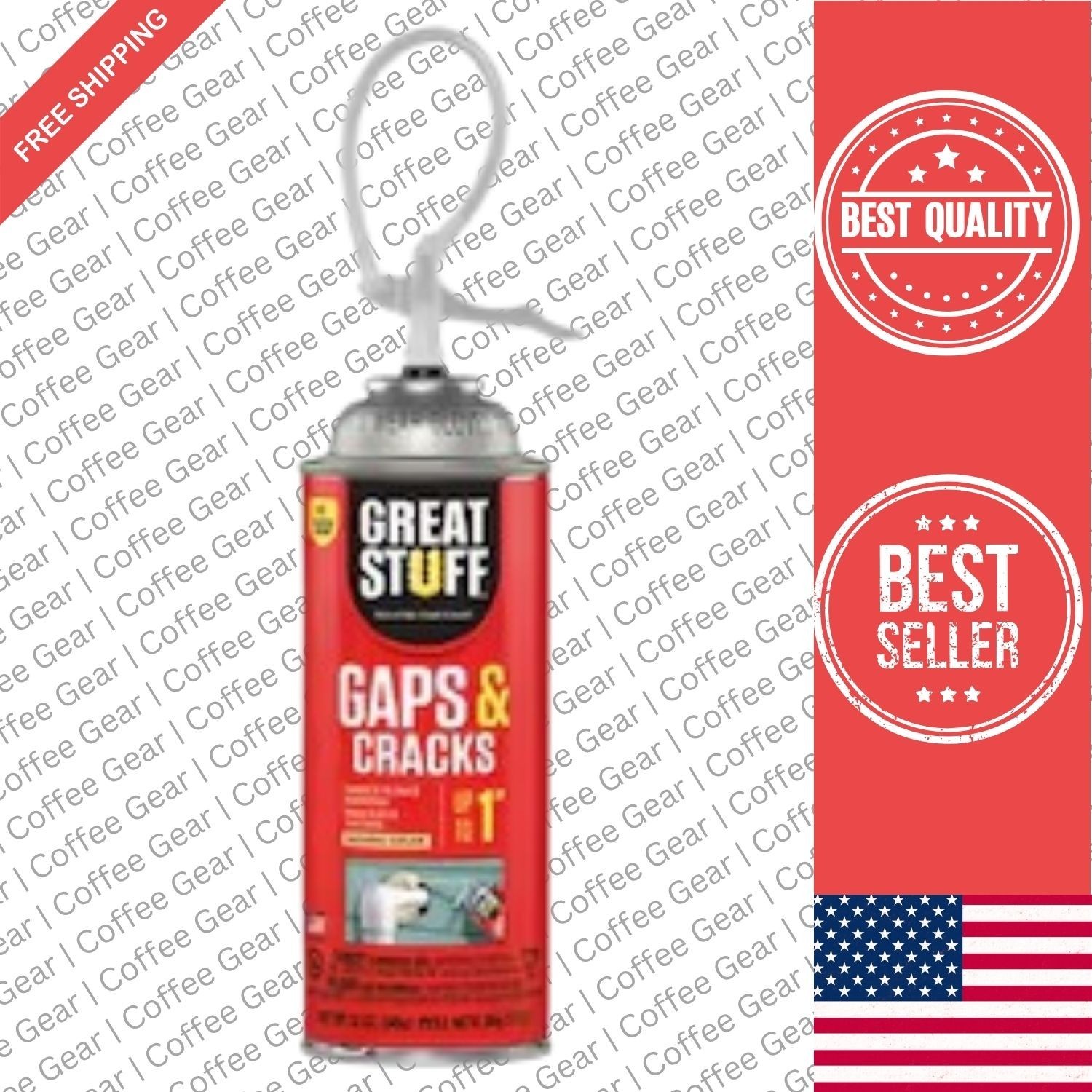 GREAT STUFF Gaps & Cracks Spray Foam Sealant 12 oz