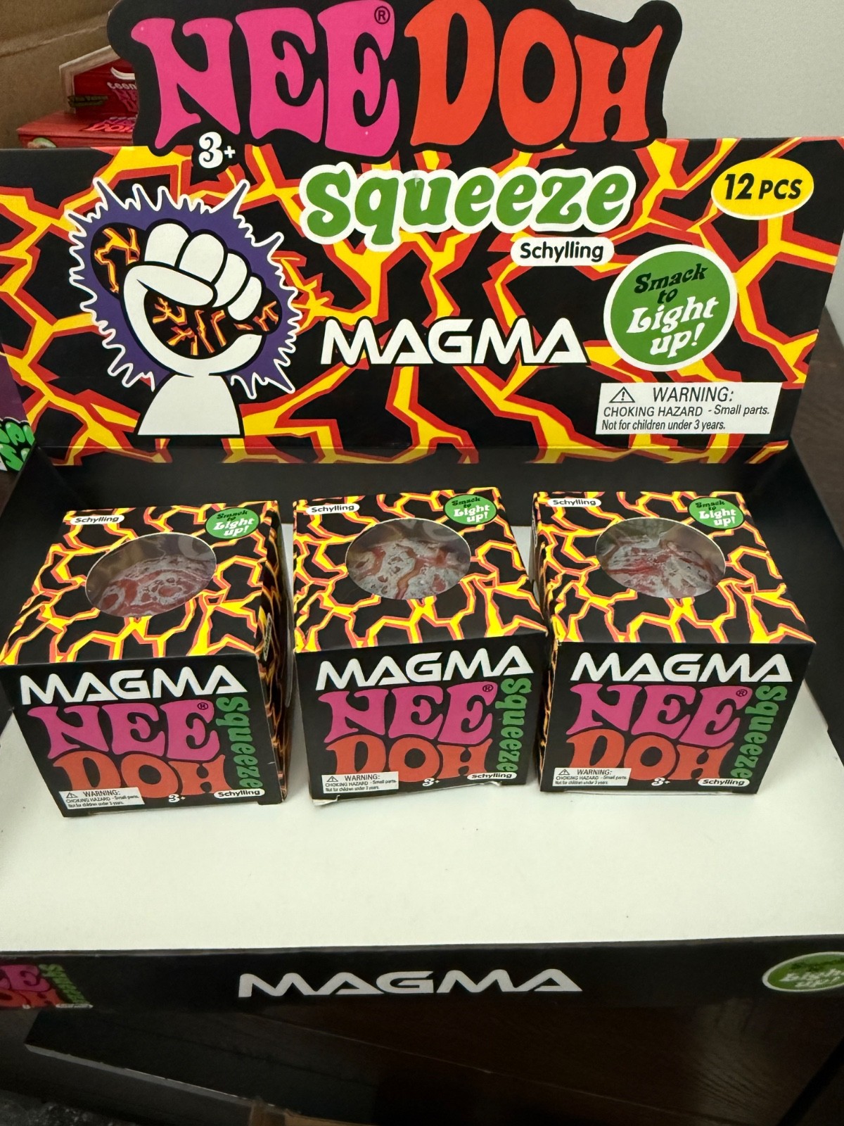 Rare Authentic NeeDoh Magma Squeeze - Light-Up - 2 Left Rare Authentic NeeDoh Magma Squeeze - Light-Up - 2 Left