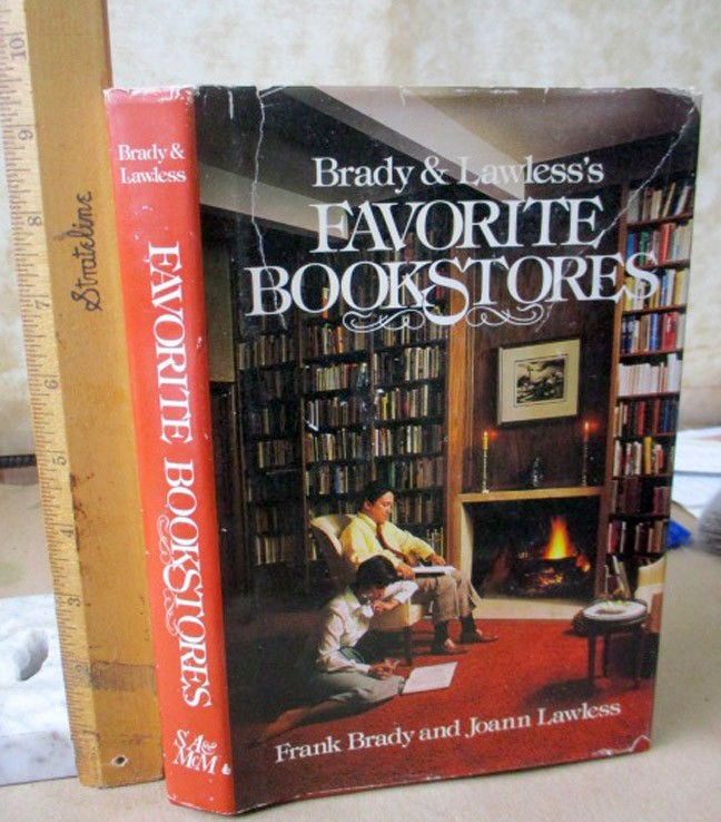 FAVORITE BOOKSTORES,1978,Frank Brady & Joann Lawless,1st Ed,Illust,DJ