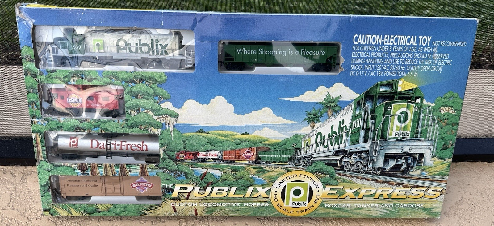 Publix Express IHC 65th Anniversary HO Train Set Sealed Old Stock Vintage