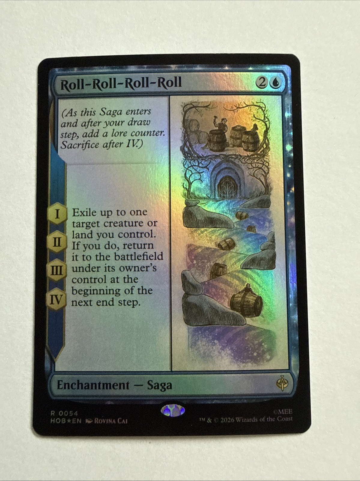 Roll-Roll-Roll-Roll 54 Rare The Hobbit Magic: The Gathering Foil Near Mint Roll-Roll-Roll-Roll 54 Rare The Hobbit Magic: The Gathering Foil Near Mint