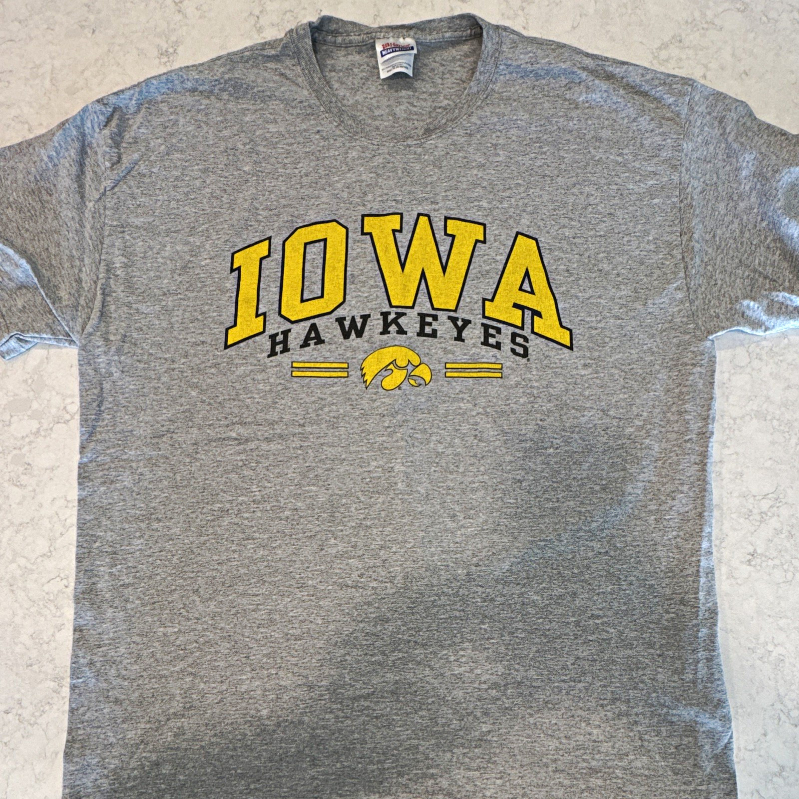 Iowa Hawkeyes Shirt Gray Yellow Black Iowa Hawkeyes Shirt Gray Yellow Black