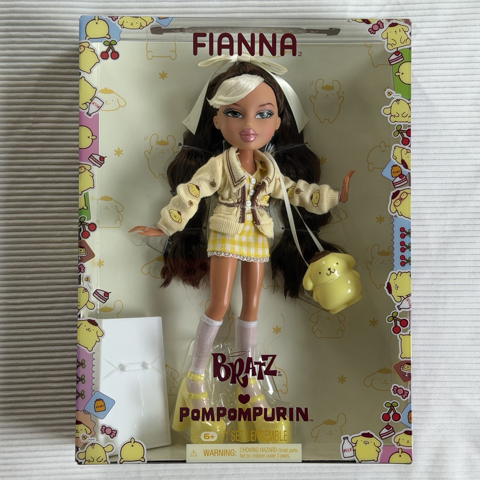 2026 MGA Bratz x Pompompurin Fianna 10” Fashion Doll Original Unopened Box NIB 2026 MGA Bratz x Pompompurin Fianna 10” Fashion Doll Original Unopened Box NIB