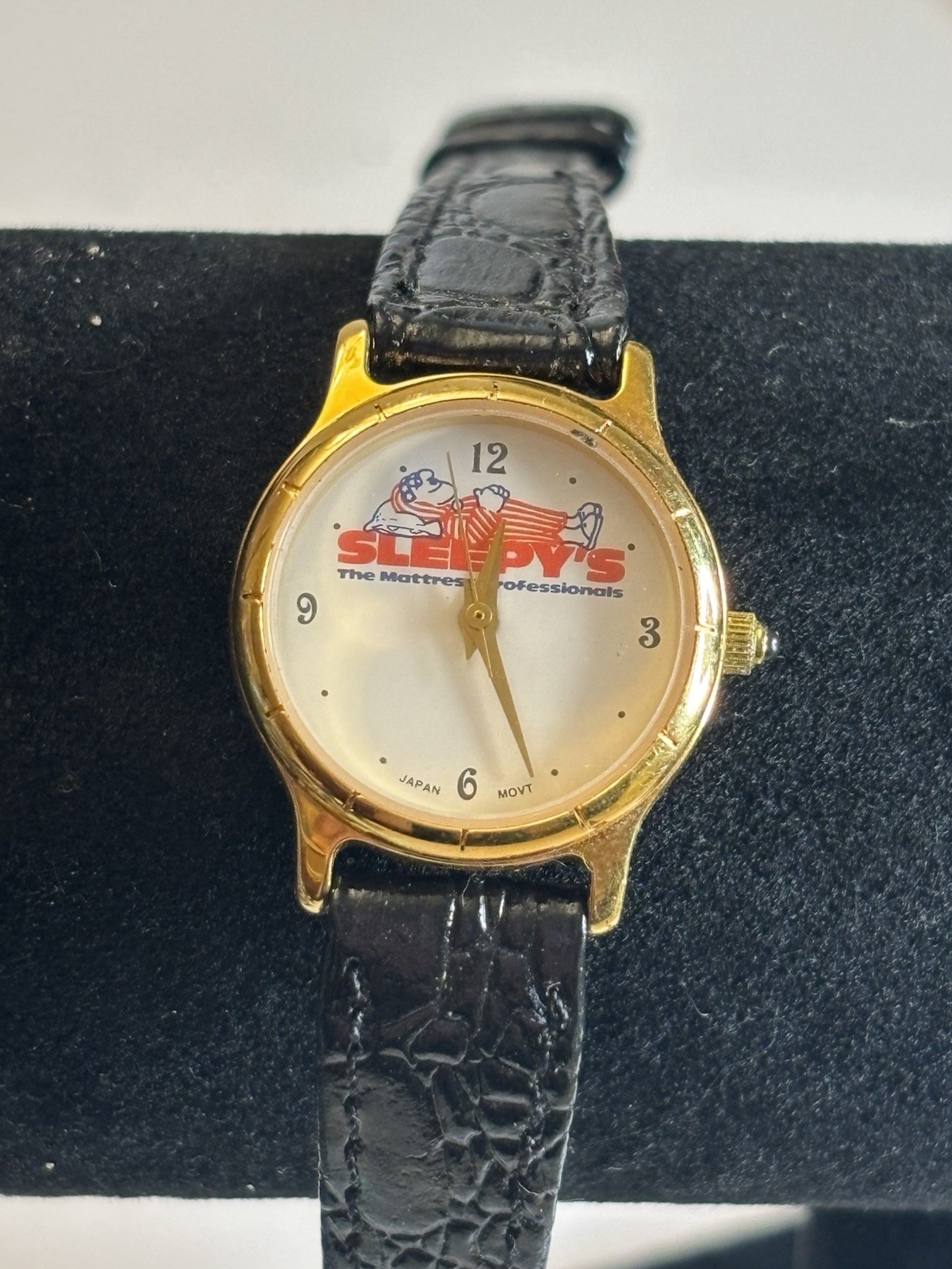 Vintage Sleepy’s Advertising Watch Image Watches Japan Movt Needs Battery