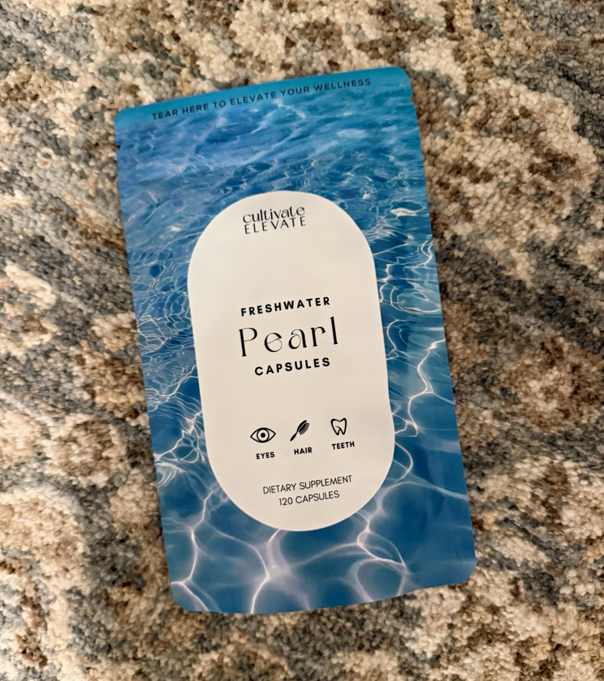 Cultivate Elevate Freshwater Pearl Capsules 1000mg Vegan 120 Count Cultivate Elevate Freshwater Pearl Capsules 1000mg Vegan 120 Count