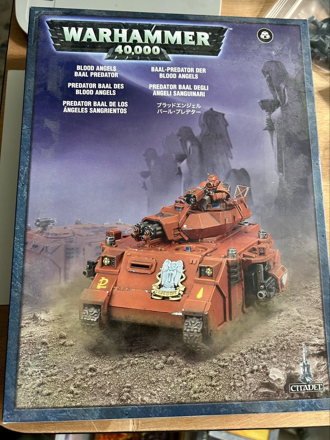 Warhammer 40K Blood Angels Baal Predator Tank Citadel OOP NEW ON SPRUE unsealed