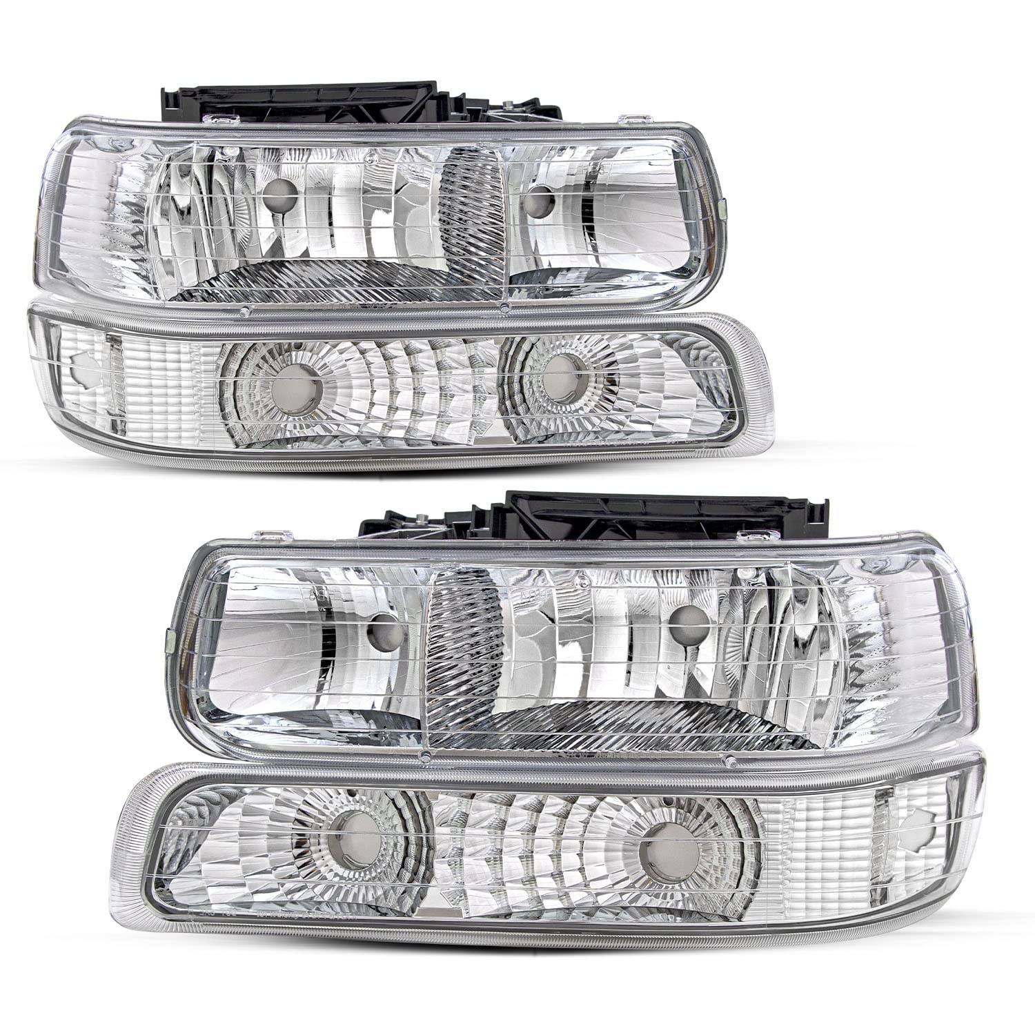 Headlight Assembly Fit for 1999-2002 Chevy Silverado 1500 2500