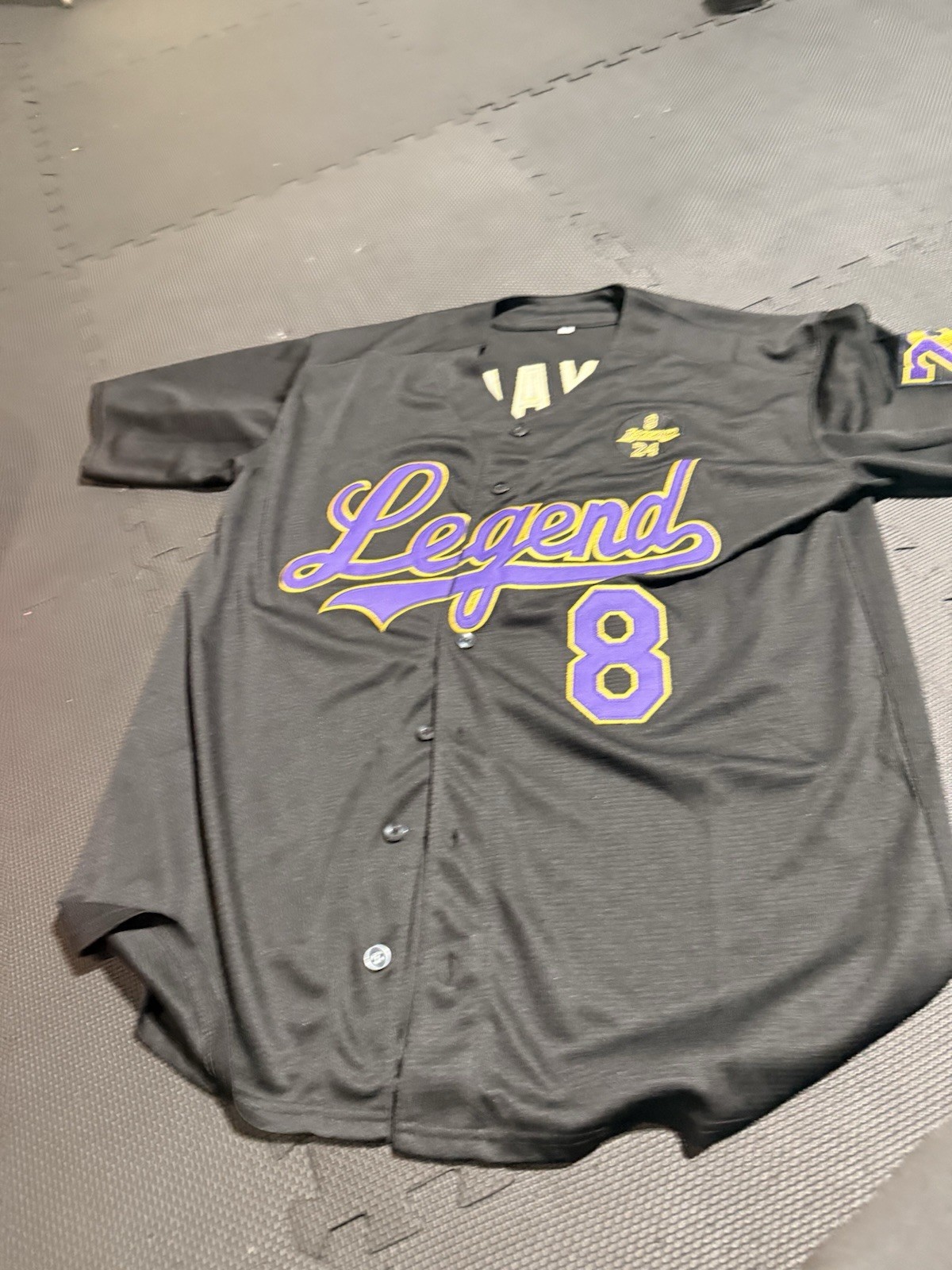 Kobe Bryant Legend Unlimited Classics Baseball Jersey New 8 Legend Mamba