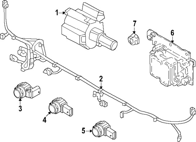 Genuine Hyundai Wire Harness 91890-BE200