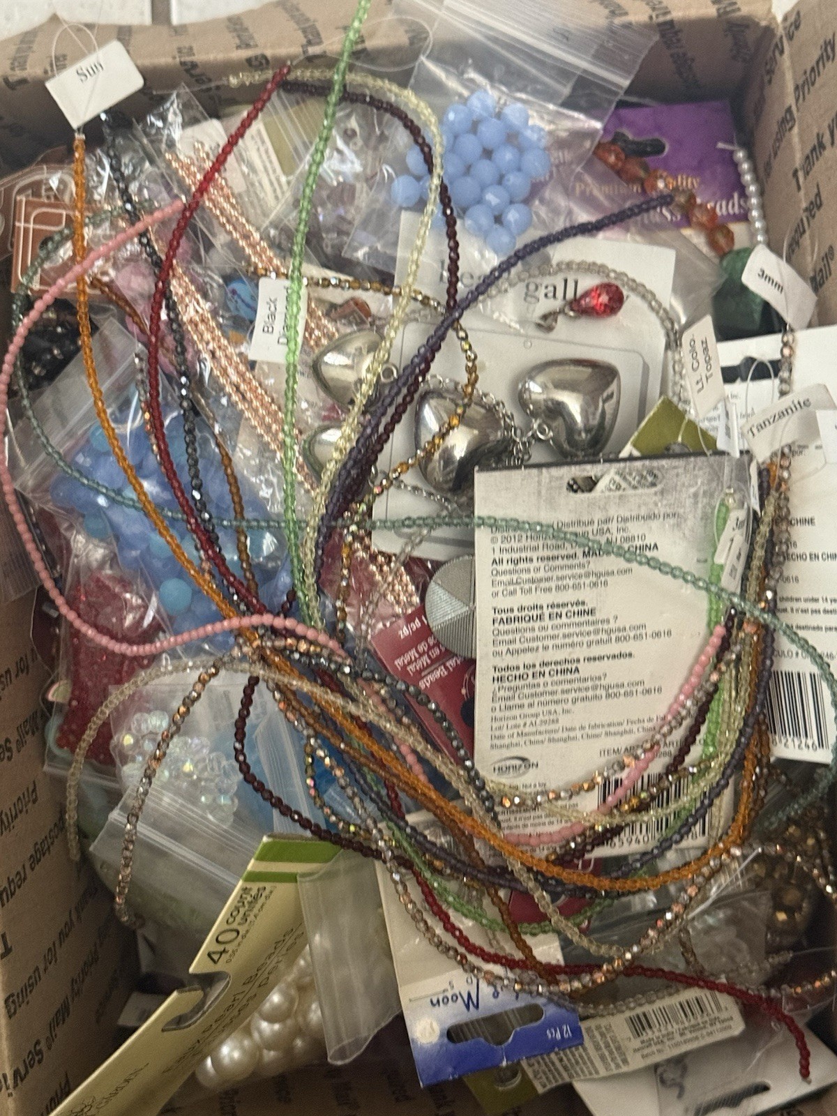 HUGE Bulk Bead & Jewelry Making Destash Lot 270+ Items