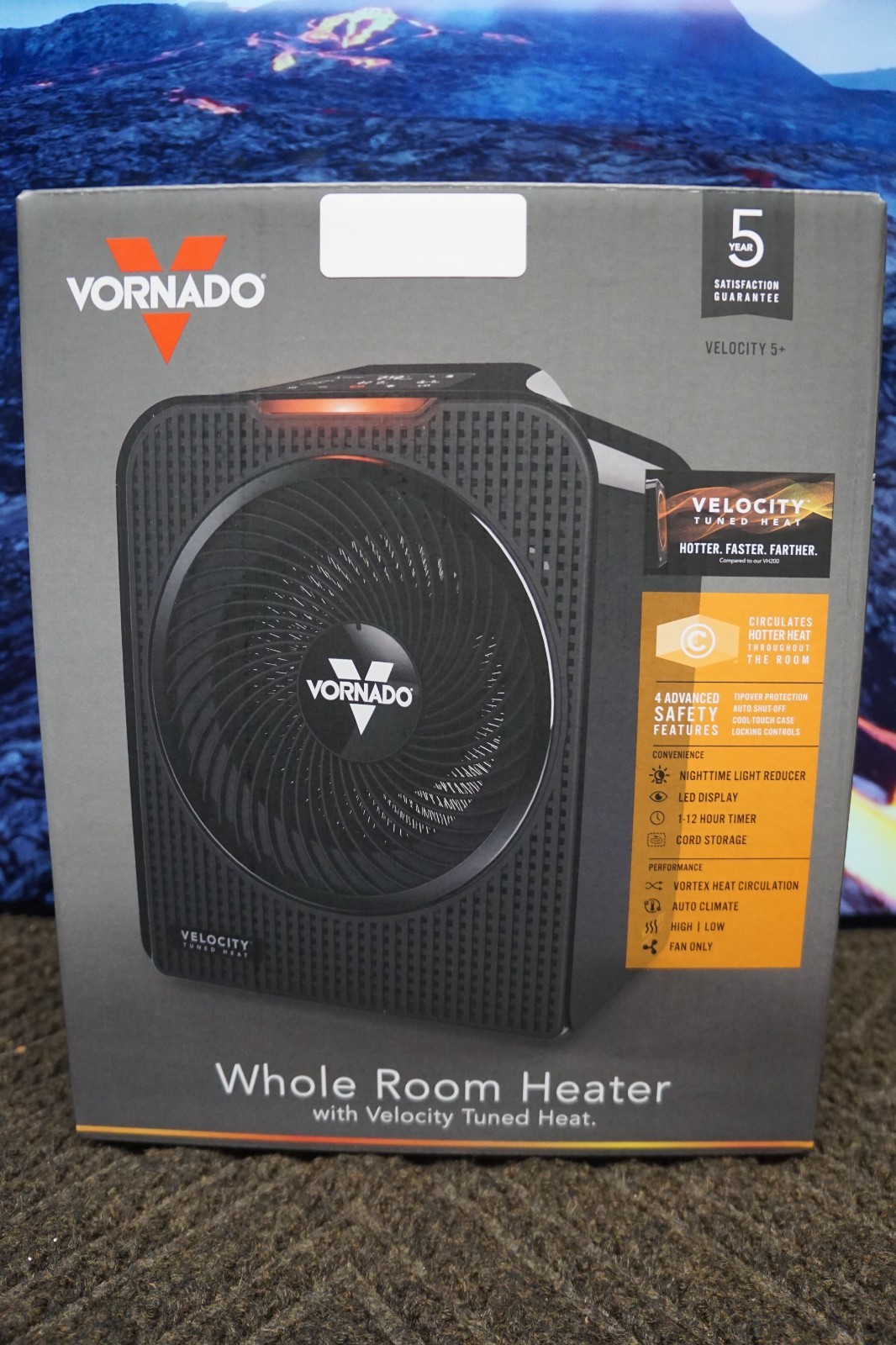 Vornado Forced Air Velocity 5 Whole Room 1500-Watt 5118 BTU Electric Heater