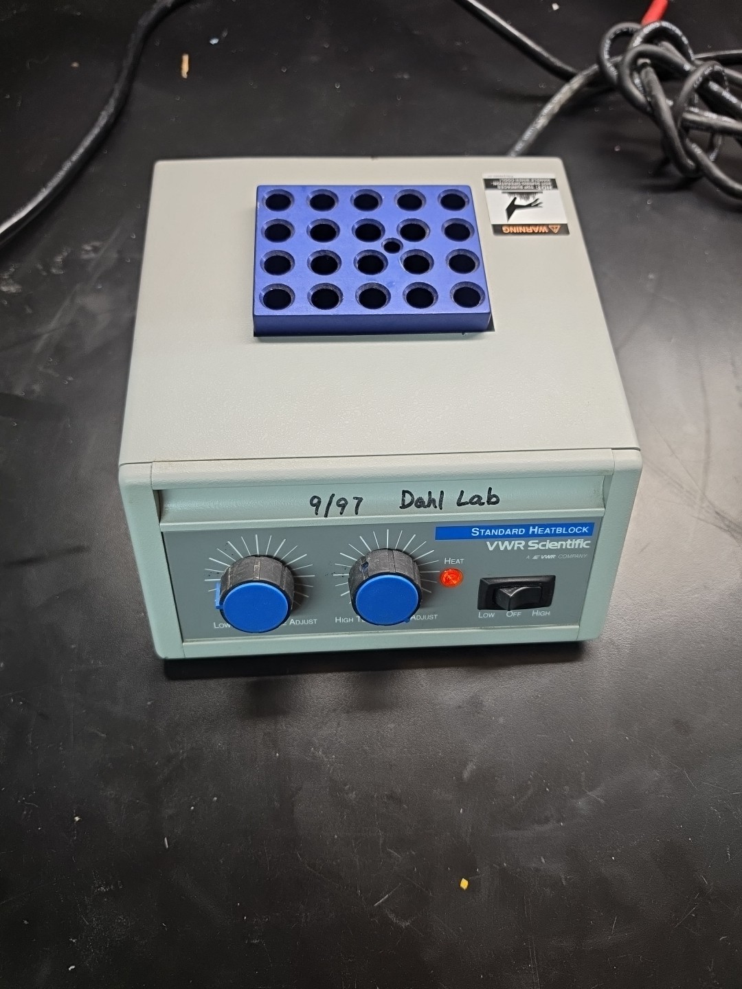 VWR Scientific Heat Block 1 949030 Tested Working Standard 