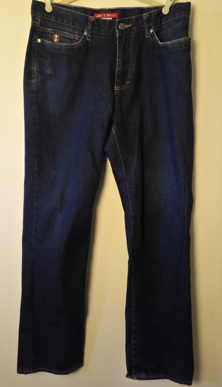 Es Footwear Blue Bobby Worrest Denim Jeans Size 34 X 32 Pre Owned Rare *read
