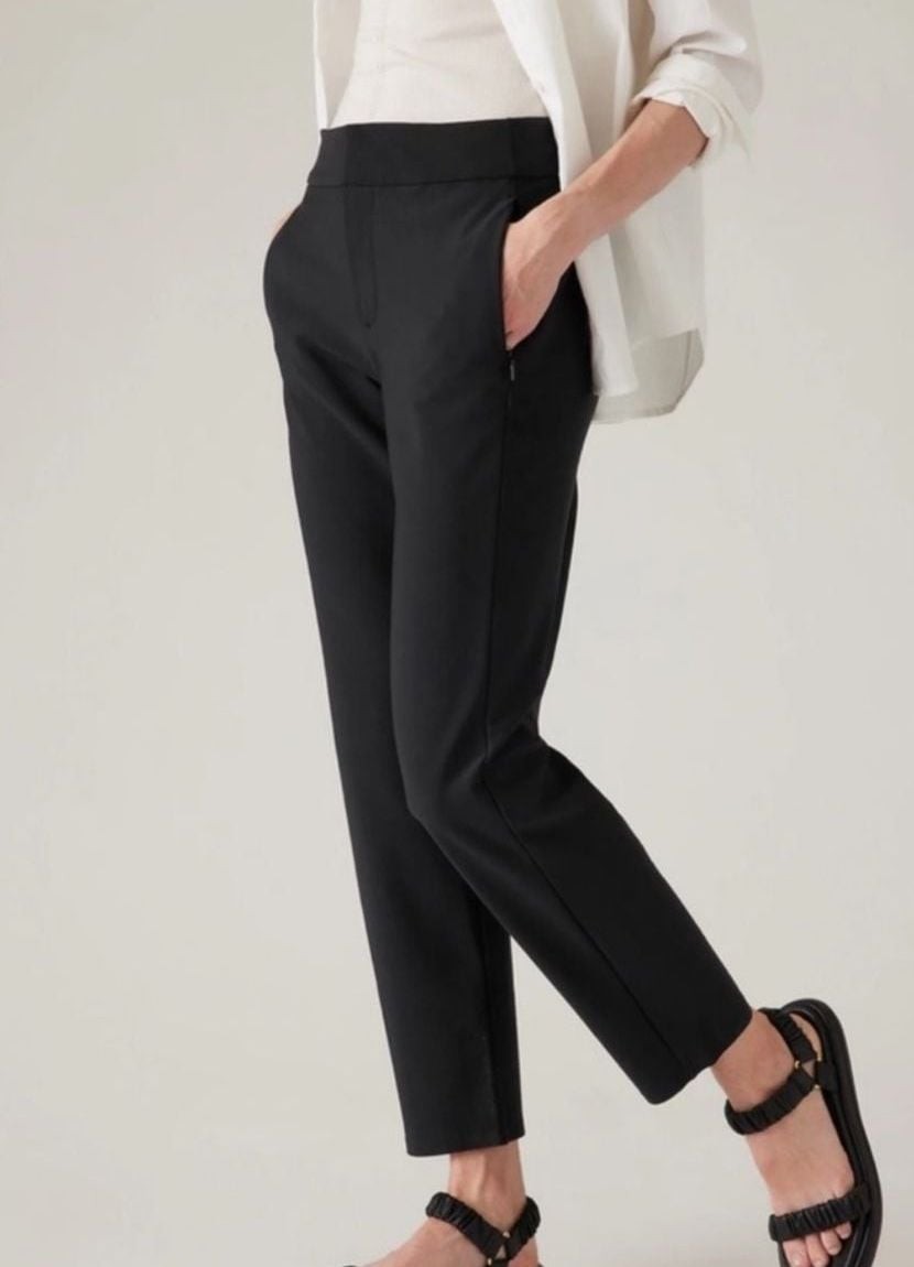Athleta Stellar Trouser Size 12 Black Work Pants Athleta Stellar Trouser Size 12 Black Work Pants