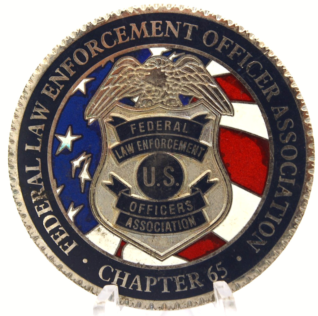 FLEOA Chapter 65 Nebraska Iowa Federal Law Enforcement Challenge Coin 1.75 FLEOA Chapter 65 Nebraska Iowa Federal Law Enforcement Challenge Coin 1.75