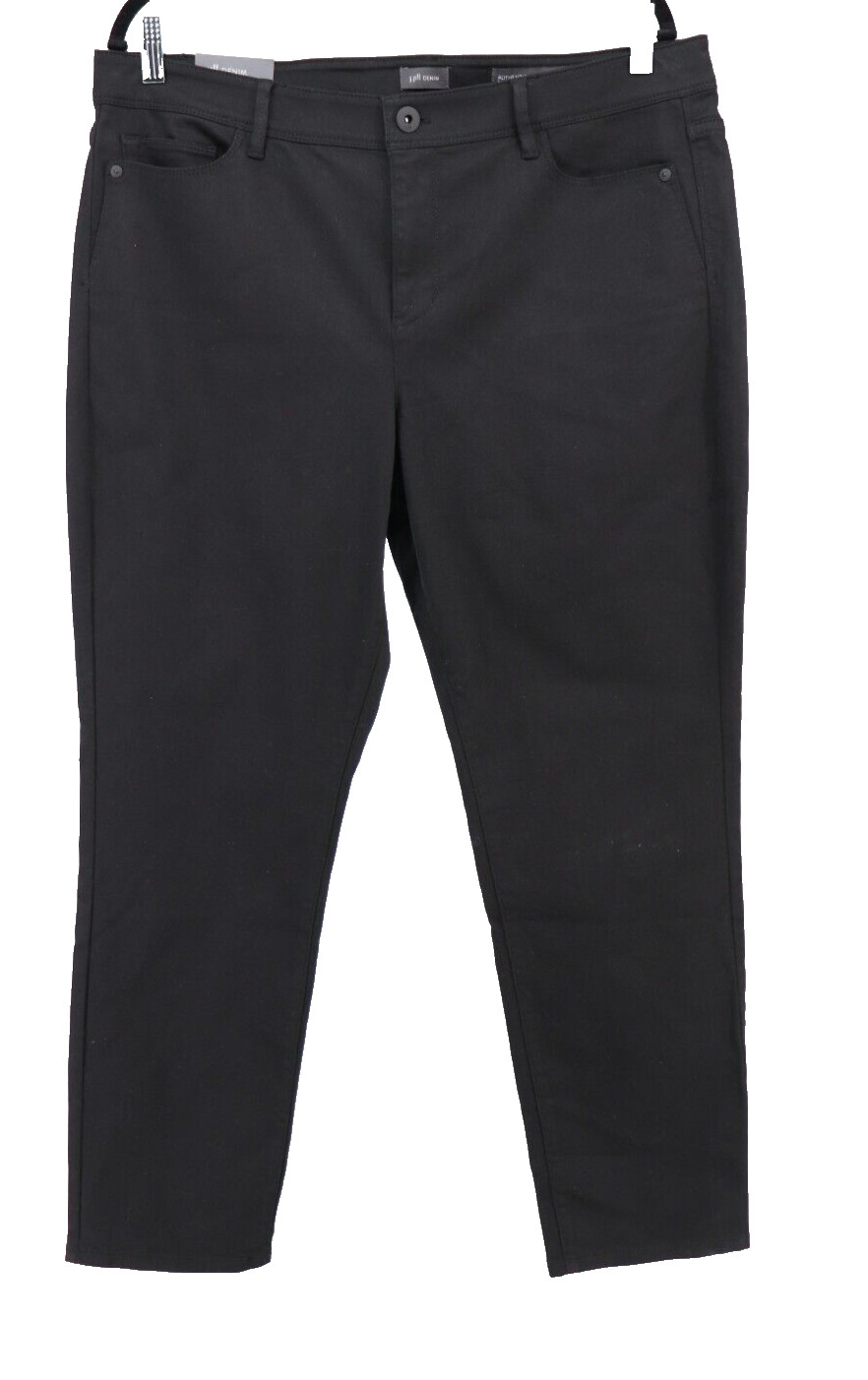 J Jill Jeans Womens Size 16 x 29 Black Slim Ankle Stretch High Rise 5 Pocket New