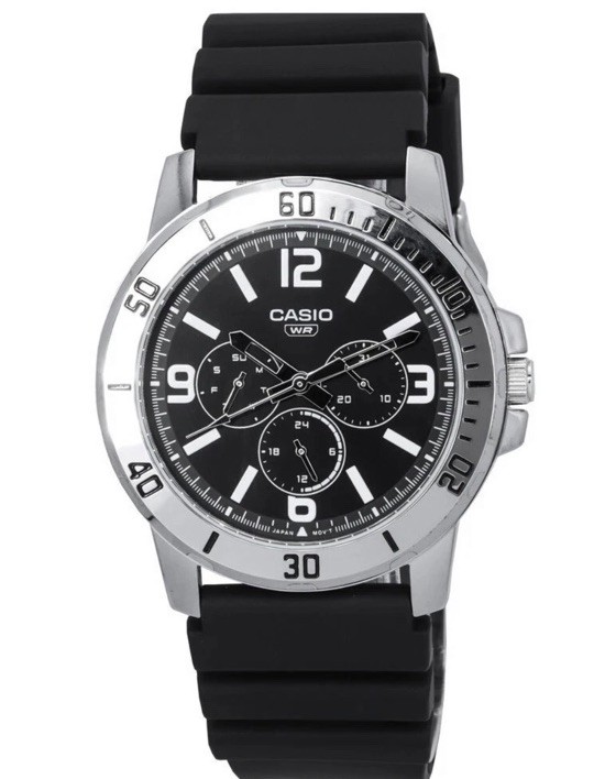 Casio Standard Analog Resin Strap Black Dial Quartz Men\'s Watch