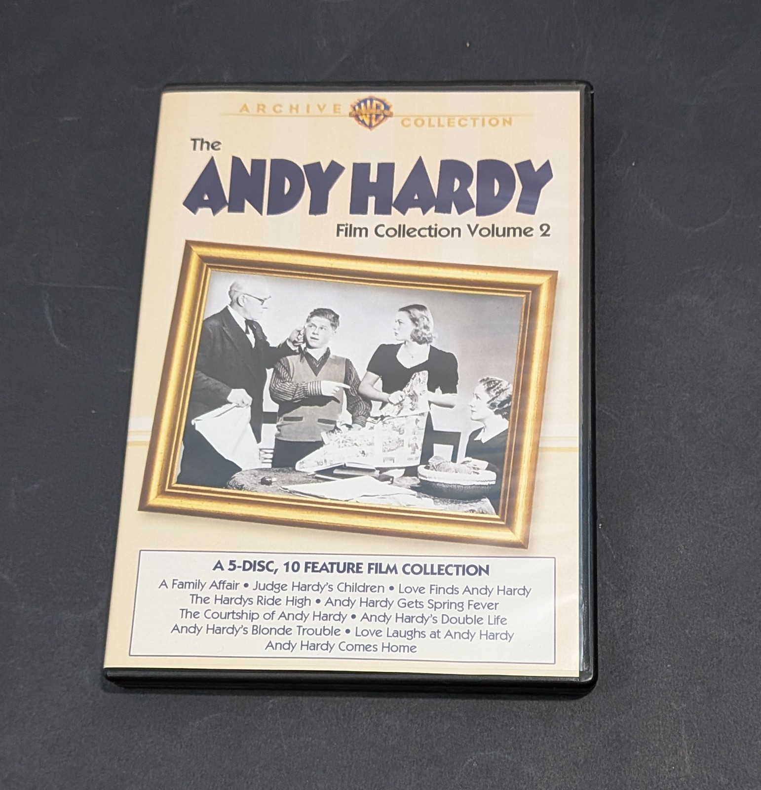 Andy Hardy Film Collection Vol 2 DVD 5 Disc Set WB Archive Mickey Rooney INV7788