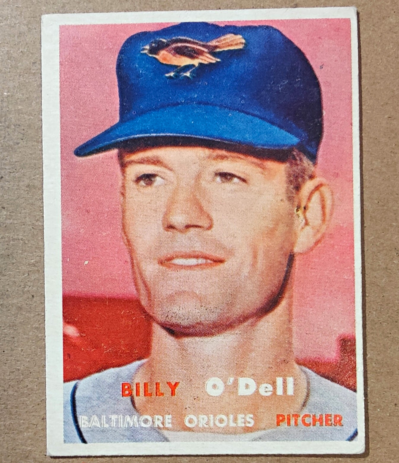 Topps 1957 Topps Scarce Series - Billy O'Dell Baltimore Orioles #316 Base