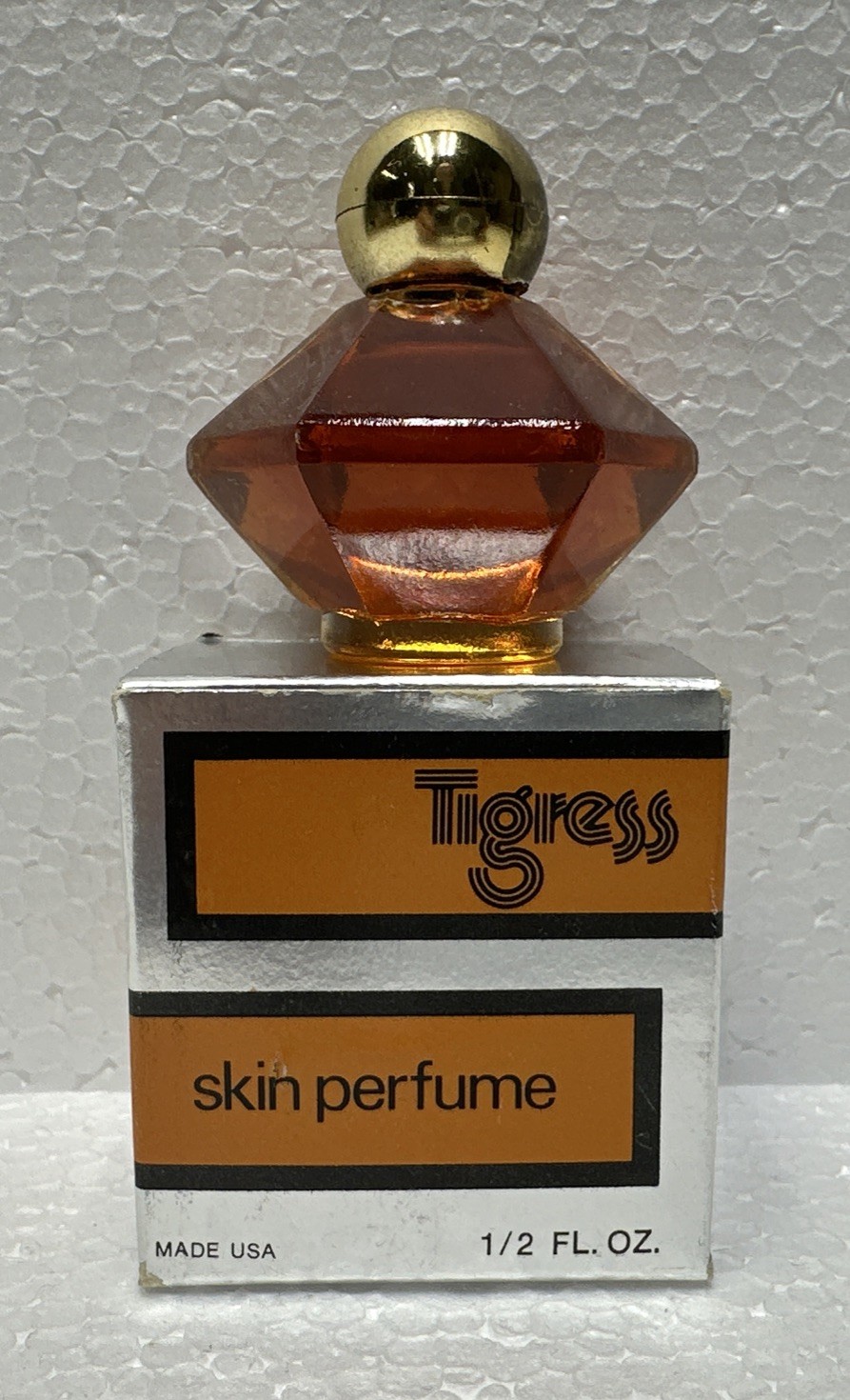 Vintage Faberge Tigress Skin Perfume 1/2 fl oz- Launched 1938 NIB Vintage Faberge Tigress Skin Perfume 1/2 fl oz- Launched 1938 NIB