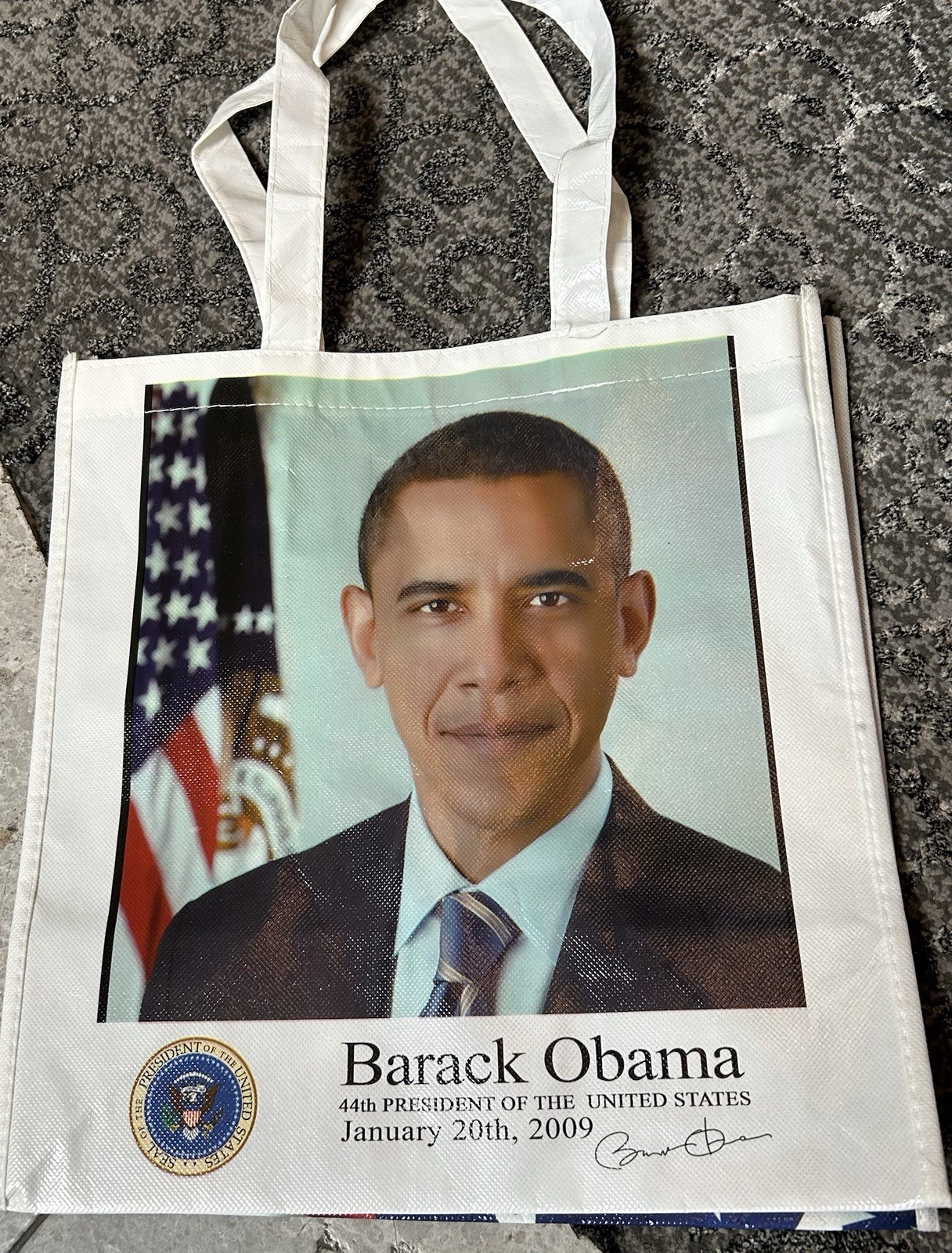 Obama 2009 Inauguration Tote Bag 44th President Barack  Michelle Dance New Rare