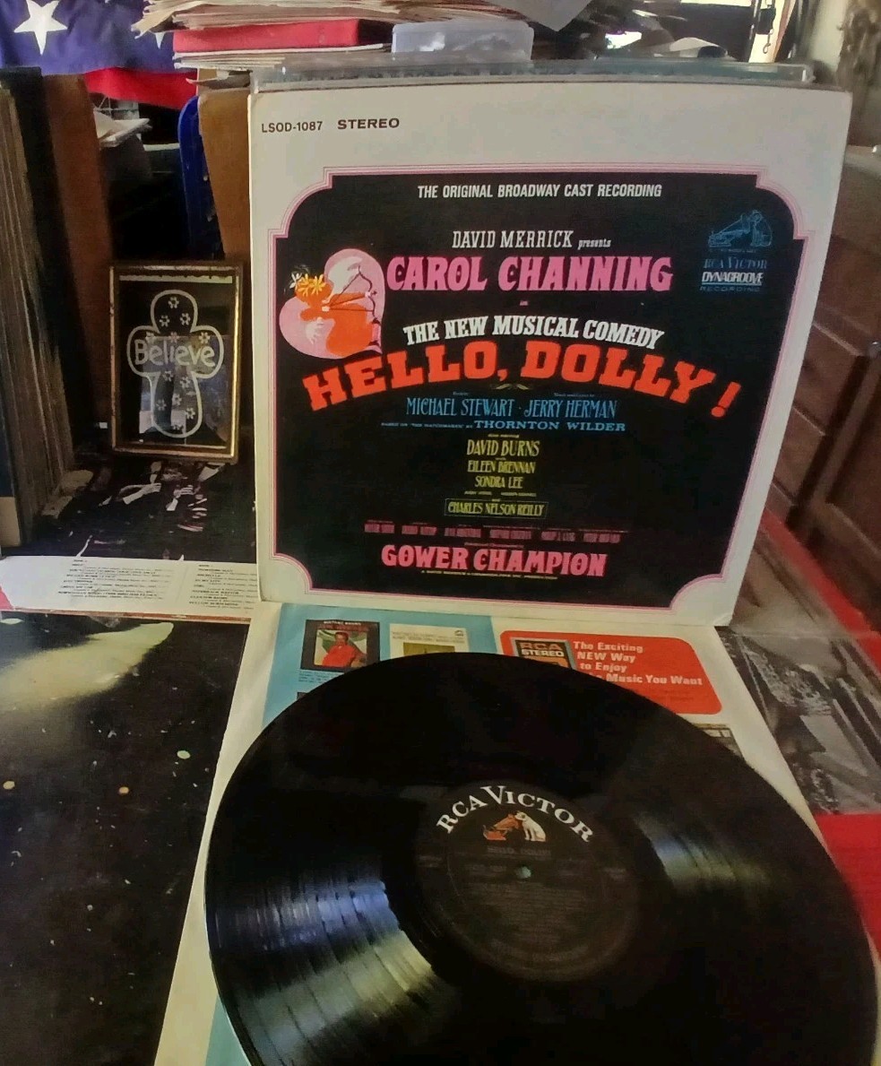 David Merrick Presents Carol Channing•Hello Dolly   (NM)  1stPress\'64•GF ☆STEREO
