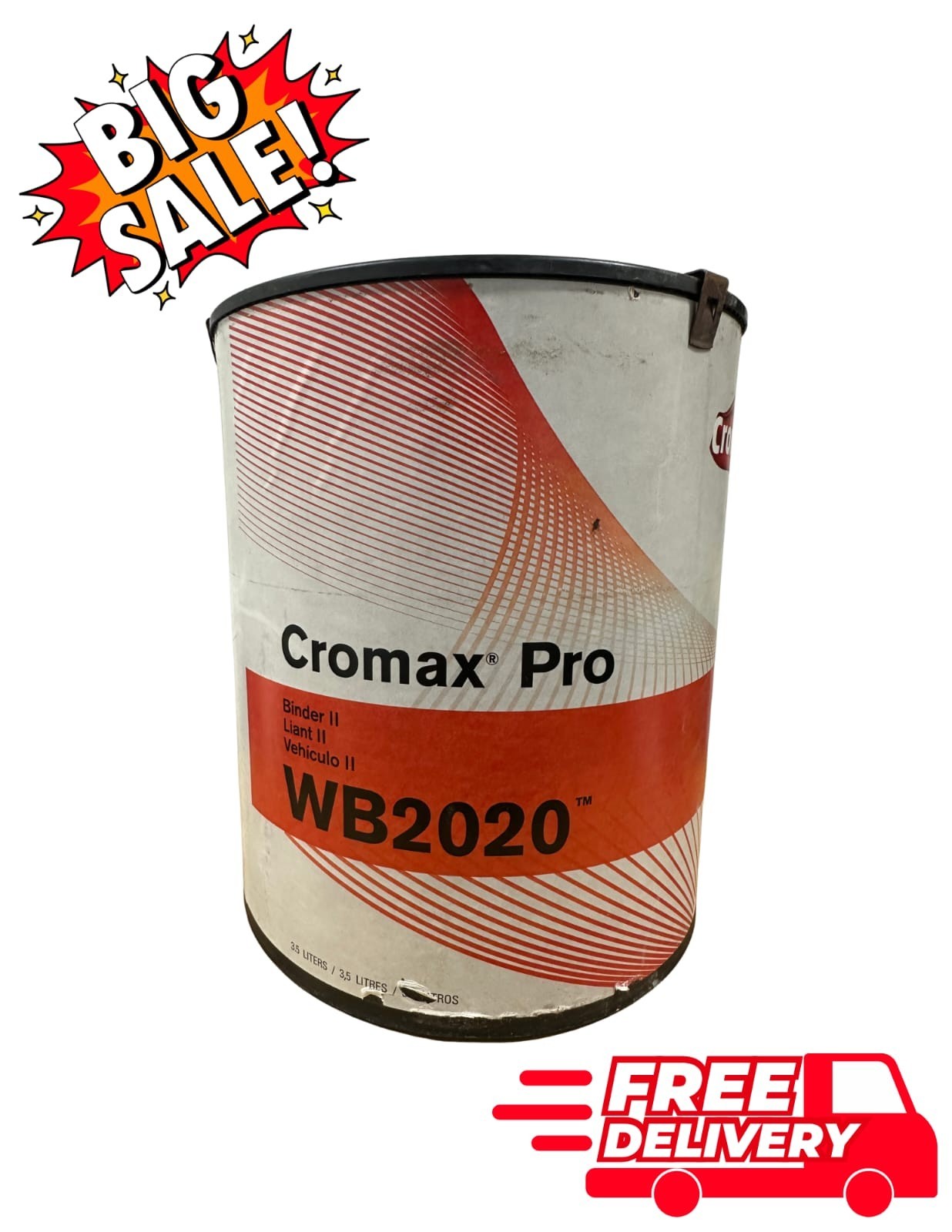 🎨 Axalta Cromax Pro WB2020 Basecoat Binder II 3.5 Liters