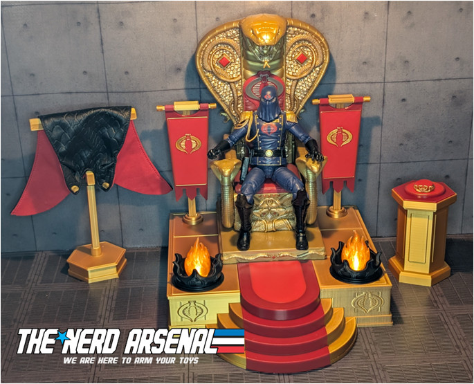 Cobra Throne Room Upgrade Kit for Classified Hasbro Throne SEE DESCRIPTION