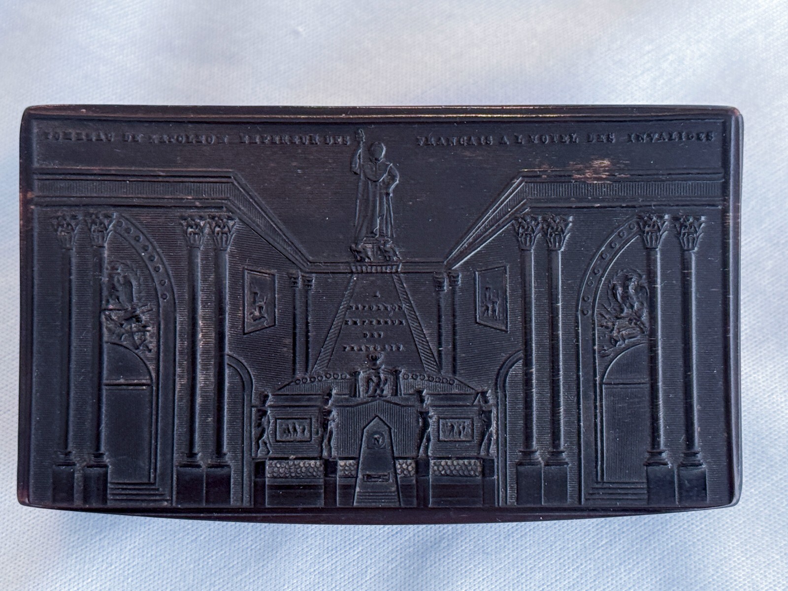 19th C Snuff Box France Emperor Napoleon Bonaparte Tomb Waterloo Battle War 19th C Snuff Box France Emperor Napoleon Bonaparte Tomb Waterloo Battle War