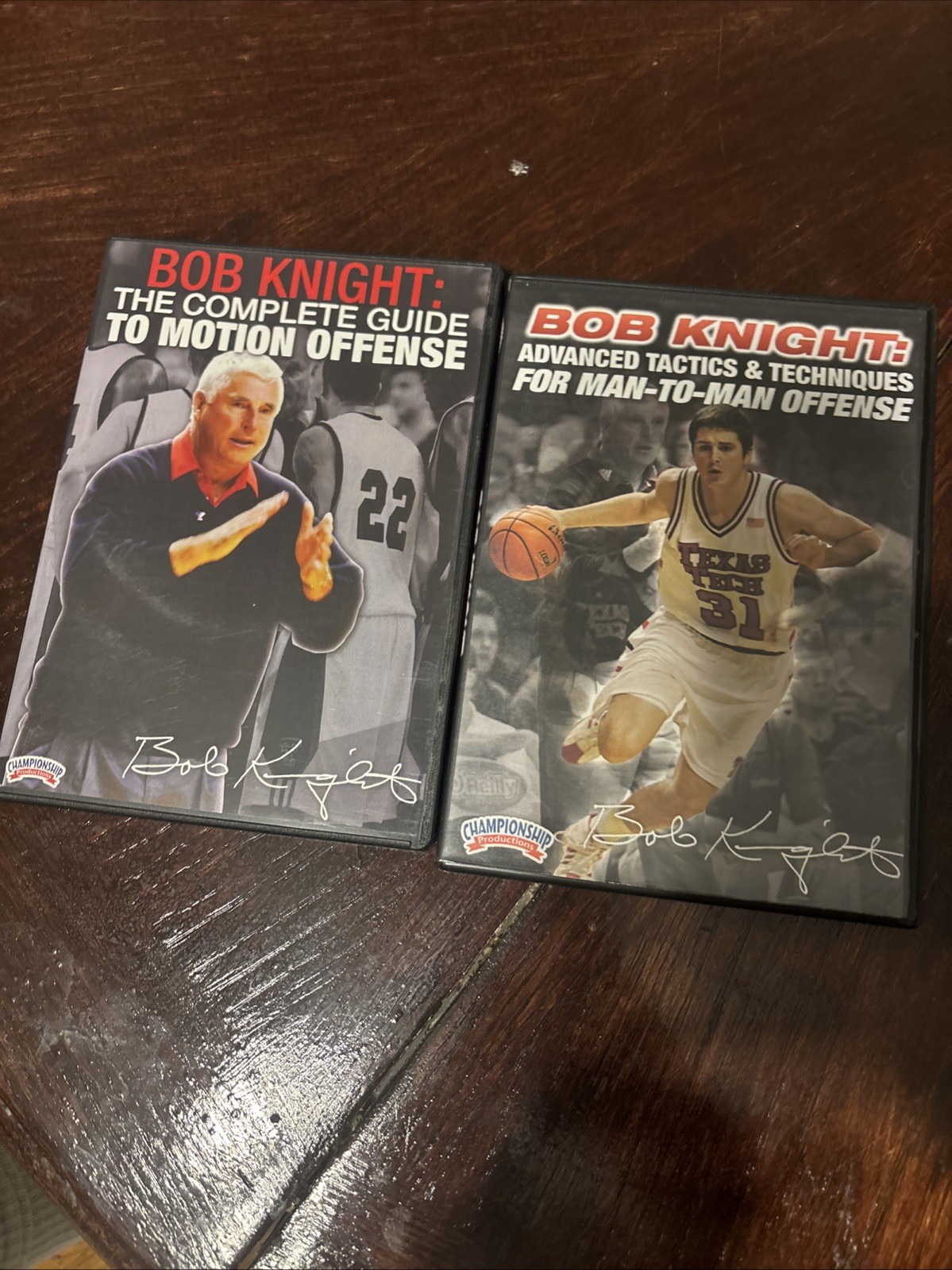 Bob Knight Coaching DVDs Lot of 2