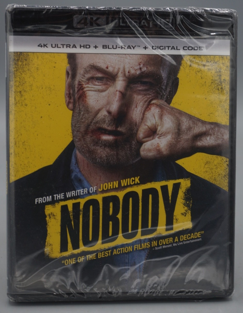 Nobody - 4K UHD Blu-ray Bob Odenkirk Sealed NEW 