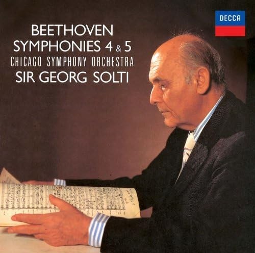 Georg Solti Beethoven Symphonies 4 and 5 Japan CD