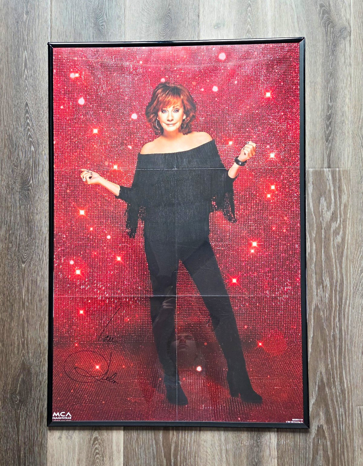 REBA RARE SIGNED POSTER REBA RARE SIGNED POSTER