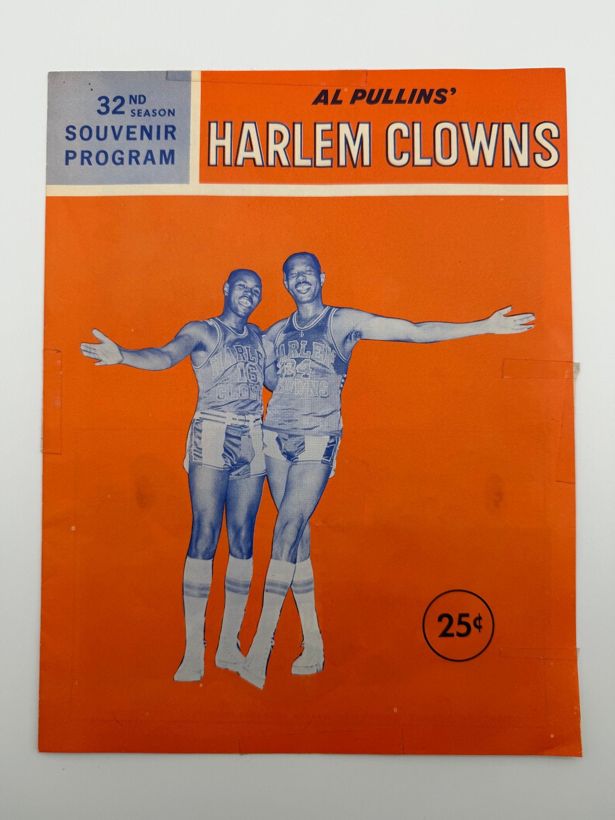 Vintage Al Pullins Harlem Clowns 32nd Souvenir Program 1966-1967 Comedy