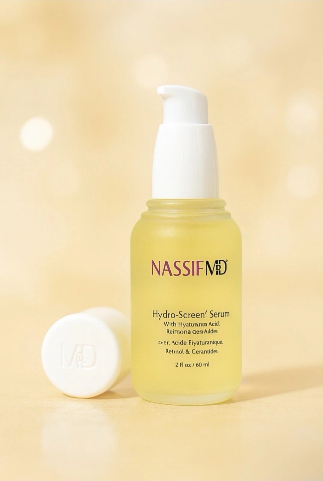 Nassif Hydro-Screen Retinol & Hyaluronic Acid - 2 Bottle - 2 Oz And 1.0 Oz.