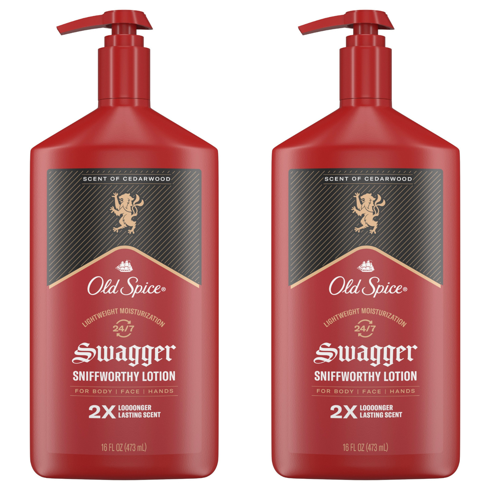 Old Spice Hand and Body Lotion for Men Swagger Lightweight Moisturization 16 oz