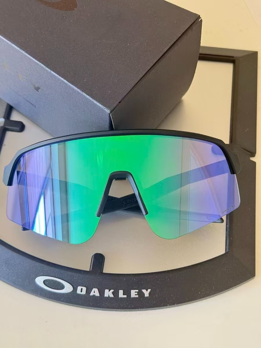 Oakley Sutro Lite Sweep OO9465 Matte Black Prizm Green Lens Sunglasses NEW
