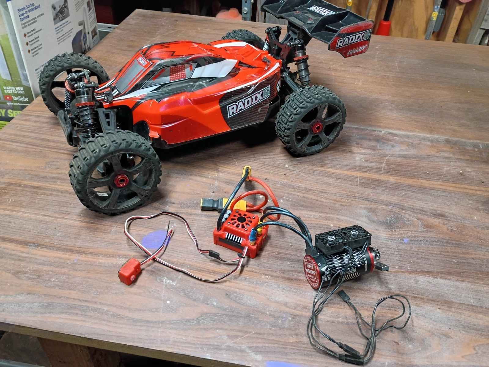 Team Corally Radix XP Buggy 1/8 Scale 4WD 6S Brushless Model Kit RTR Team Corally Radix XP Buggy 1/8 Scale 4WD 6S Brushless Model Kit RTR