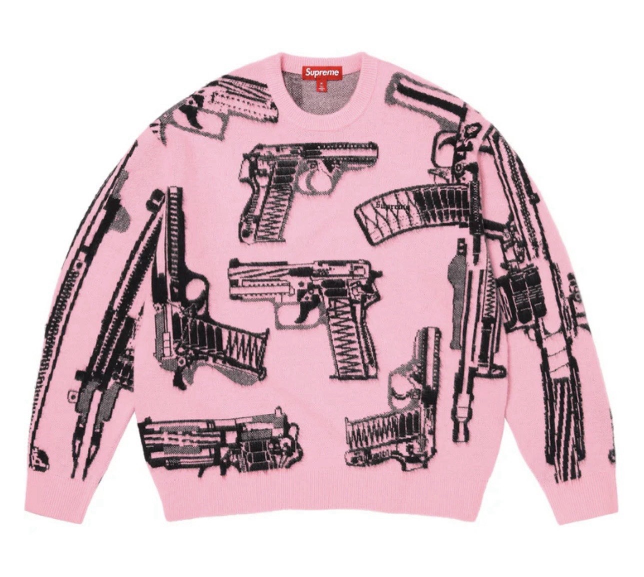 Supreme Guns Sweater SS26 Size XL Supreme Guns Sweater SS26 Size XL